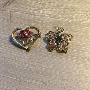 Holiday Brooches